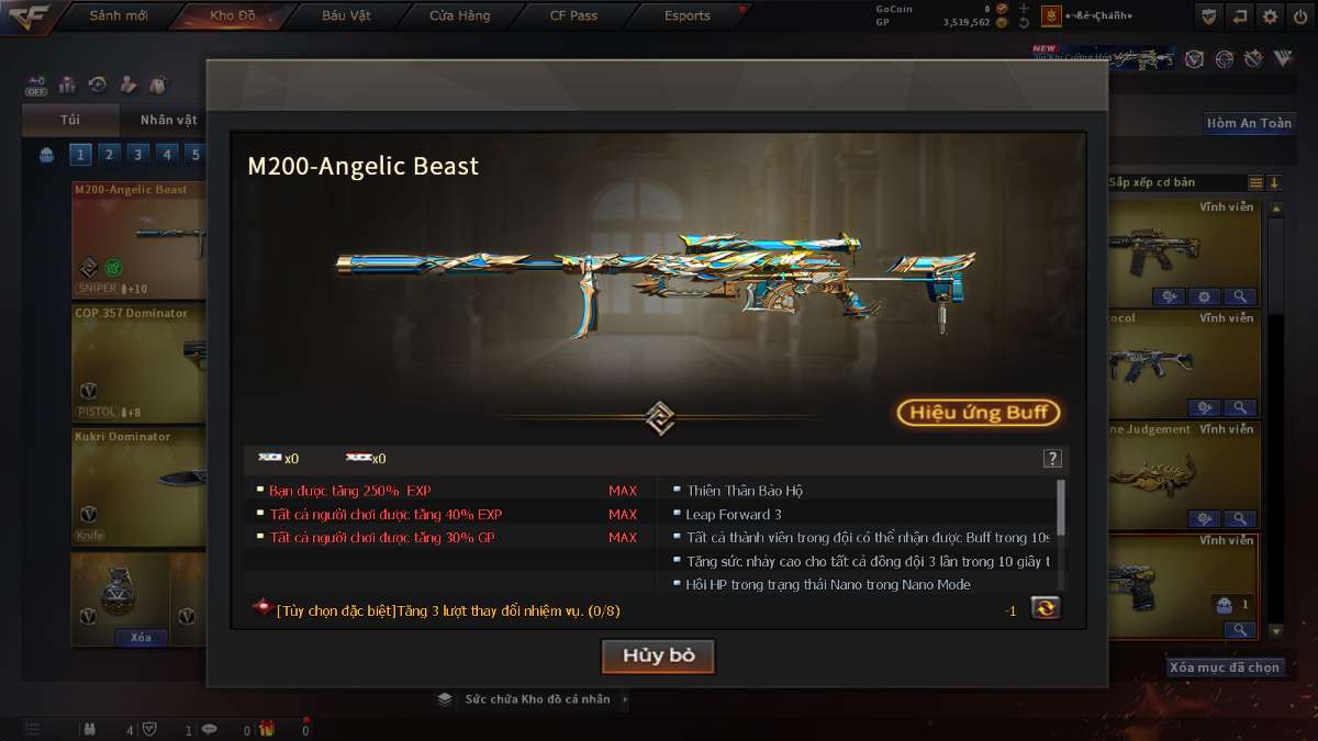 shop acc cf uy tin gia re